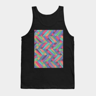 Fractal Glass Light Pattern Tank Top